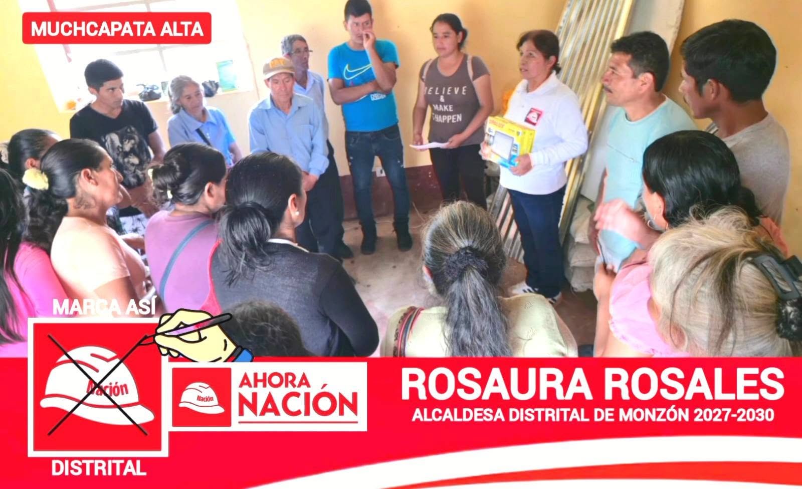 Encuentro con vecinos en Muchcapata Alta
