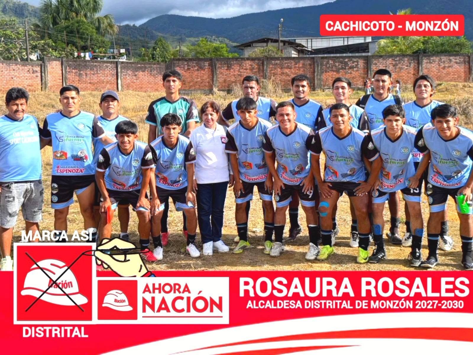 Equipo deportivo en Cachicoto