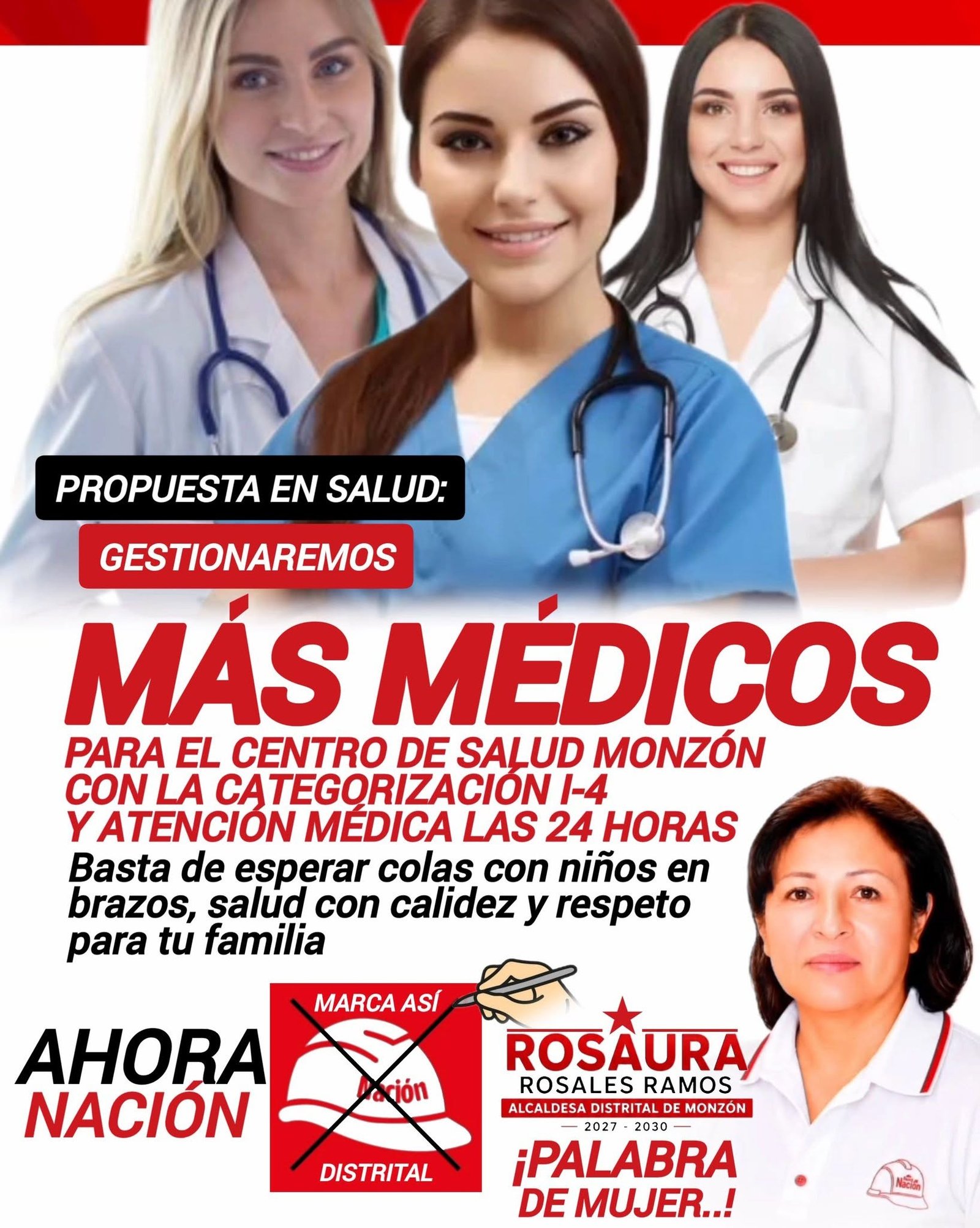 Gráfico de propuesta sobre personal de salud