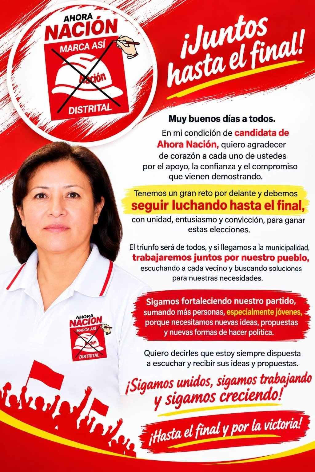 Gráfico de compromiso de campaña